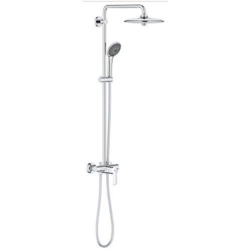 Grohe Vitalio Joy, douche- en douchesystemen douchesysteem, met thermostaat, mengkraan voor badkuip Met eenhandsmengkraan. Ø 260 mm