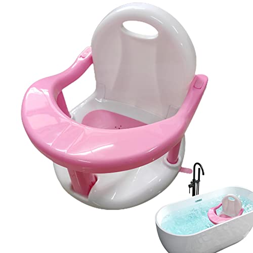 Generic Babybadstoel   Antislip babybadstoel voor baby's voor badkuip Schattige babydouchestoelen voor badzitting, veiligheidsbadkamerstoelen voor baby's van 6-18 maanden