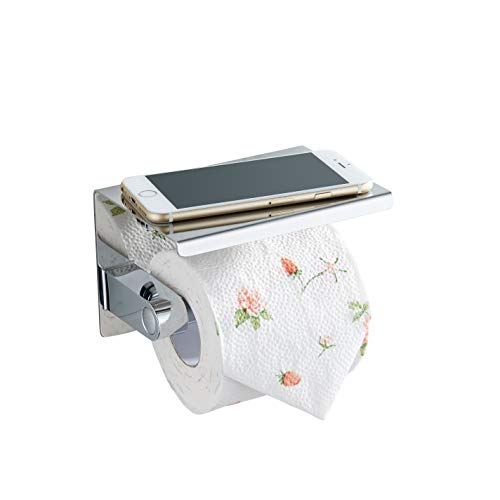 bgl Toiletpapierhouder, wandmontage 304 roestvrij staal polish chroom rolpapierhouder voor hoteldecoratie