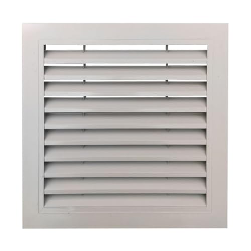 IkErna Vierkant ventilatierooster HVAC-ventilatieopeningen voor badkamer, thuiskantoor, keuken, ventilatierooster, luchtventilatieopening/350 x 350 mm