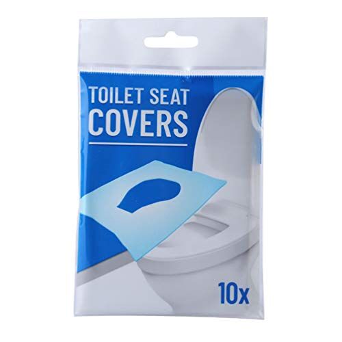 EXCEART 6 Pakken Toiletdeksel Toilet Caps Toiletpotten Wegwerp Toilethoes Papieren Toilethoezen Toilet Covers Toiletbrilhoezen Voor Op Reis Toilet Klep Wc Deksel Reizen Wit Draagbaar