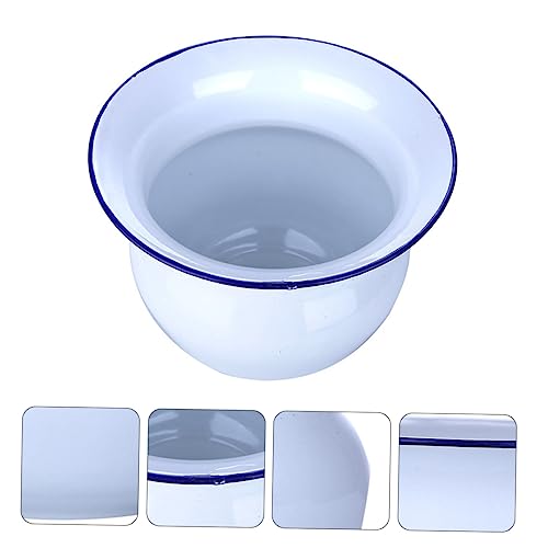 OHPHCALL 1Pc Toilet Spittoon Portable Potty Plastic Container With Lid Portable Urinoir Hospital Bed Pee Bottle Children Spittoon Pis Pot Emaille Witte Toilet Spittoon Huishoudelijke Kamer