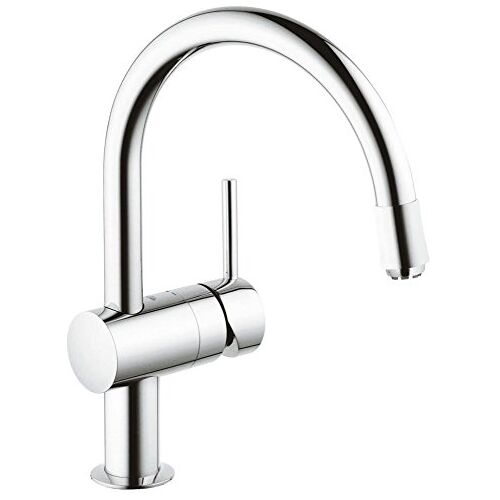 Grohe Minta 32511000 Keukenkraan met een zwenkbereik van 360°, C-uitloop, chroom