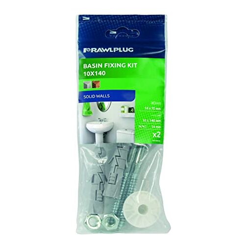 Rawlplug 67480 sanitaire bevestigingselementen voor wastafel/bidet kit