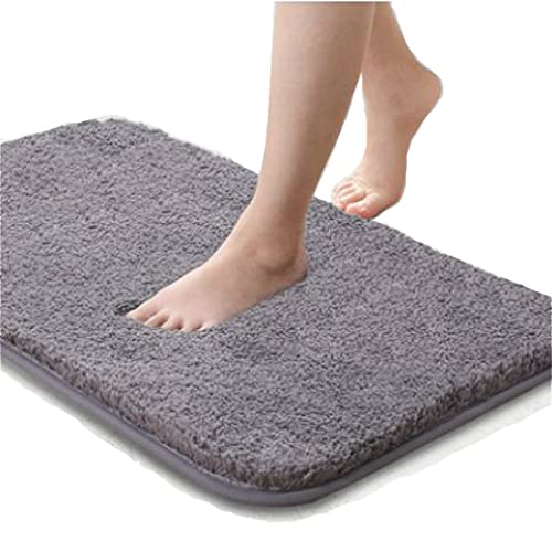 Stafeny Badmat, antislip, Shaggy Chenille, badtapijt, waterabsorberend badtapijt, duurzame vloermatten, machinewasbaar, badtapijt, badkamer, woonkamer, 50 x 80 cm