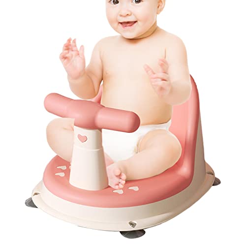 backlight Babybadzitje Stoel, Zuigelingen Badstoel voor Bad Baby Douche Kruk Stoelen voor Bad Zittend, 6-18 maanden babybadstoel voor badkuip, badkamerstoelen voor baby's