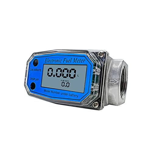 Sweeaau Vloeibare Flow Sensor Meter Debietmeter met LCD Display voor Diesel-Brandstof Water 1"/2"/2.5"/3" Elektronische Turbine-Debietmeter Meter