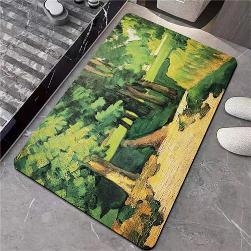 Hinnin Badmat, badkamermat, douchemat, badmatten, stenen badmat sneldrogend, badmatten voor badkamer, antislip badmat, super absorberende vloermat, badmatten tapijt, badmat, badmat, vogel 28 x 47 inch