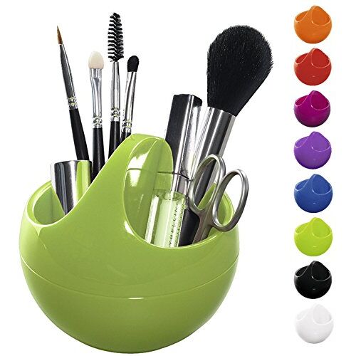 Spirella Cosmetica-organizer Bowl opbergdoos voor make-up en sieraden 10,5 x 9,5 cm groen