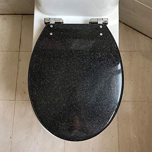 Seamue Toiletbril Hars Mute Meerkleurige Universele Dikkere Toiletbrilhoes Voor U/V Type Toilet,C (C)