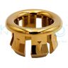 Knoppo ® Wastafel overloop afdekking/design overlooppaneel ring (goud)