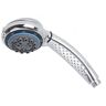 kippen 5007 Handdouche Multigetto, zilver, 23 cm