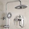 GaRcan Stainless Steel Shower Set Shower Faucet Shower Faucet Rainfall Shower Hot and Cold Shower