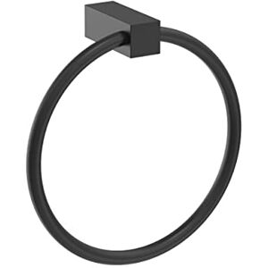 Amerock handdoekring, 165 mm, matzwart, Monument, handdoekhouder, badkamerbeslag, badkameraccessoires Amerock handdoekring, 165 mm, matzwart, Monument, handdoekhouder, badkamerbeslag, badkameraccessoires