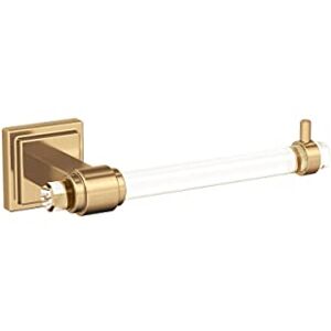 Amerock BH36061CCZ Doorzichtig/champagnebronzen toiletpapierhouder met enkele paal 7-1/16 inch (179 mm) toiletpapierhouder Glacio baddoekhouder badkamerbeslag badaccessoires Amerock BH36061CCZ Doorzichtig/champagnebronzen toiletpapierhouder met enkele paal 7-1/16 inch (179 mm) toiletpapierhouder Glacio baddoekhouder badkamerbeslag badaccessoires