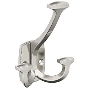 Amerock H37004G10 Vicinity Triple Prong Decorative Wall Hook Satin Nickel Hook for Coats, Hats, Backpacks, Bags Hooks for Bathroom, Bedroom, Closet, Entryway, Laundry Room, Office Amerock H37004G10 Vicinity Triple Prong Decorative Wall Hook Satin Nickel Hook for Coats, Hats, Backpacks, Bags Hooks for Bathroom, Bedroom, Closet, Entryway, Laundry Room, Office