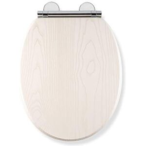 Croydex WL605122H Flexi-Fix Toiletzitting - Wit Eiken Effect Croydex WL605122H Flexi-Fix Toiletzitting - Wit Eiken Effect