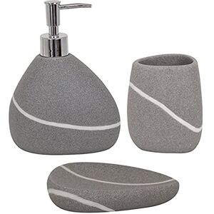 MSV Keramisch Badkamer Accessoires Set - Zen Stijl MSV Keramisch Badkamer Accessoires Set - Zen Stijl