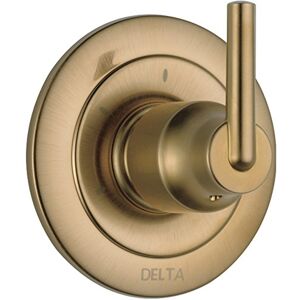DELTA Faucet Trinsic 3-Setting Shower Handle Diverter Trim Kit, Diverter Valve Trim Kit Gold, 3 Way Shower Diverter, Diverter Trim, Champagne Bronze T11859-CZ (Valve Not Included) DELTA Faucet Trinsic 3-Setting Shower Handle Diverter Trim Kit, Diverter Valve Trim Kit Gold, 3 Way Shower Diverter, Diverter Trim, Champagne Bronze T11859-CZ (Valve Not Included)