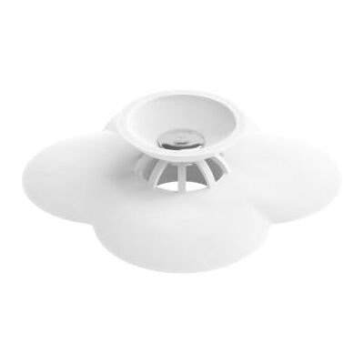 Umbra Bloom Afvoerstop, Flexibel Haarfilter, 7,5 cm, Wit Waterbestendig en roestvrij, geschikt voor bad en douche, eenvoudig te reinigen Umbra Bloom Afvoerstop, Flexibel Haarfilter, 7,5 cm, Wit Waterbestendig en roestvrij, geschikt voor bad en douche, eenvoudig te reinigen