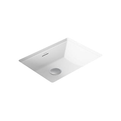Kohler Brazn Rechthoek Onderbouw Wastafel, Wit Kohler Brazn Rechthoek Onderbouw Wastafel, Wit