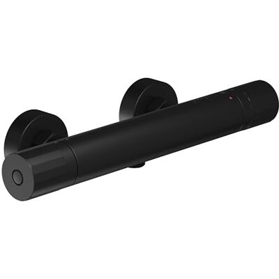 Jacob Delafon Oscar E32915-BL Douche-armatuur, thermostaat, eenvoudige en snelle installatie, zwart Jacob Delafon Oscar E32915-BL Douche-armatuur, thermostaat, eenvoudige en snelle installatie, zwart