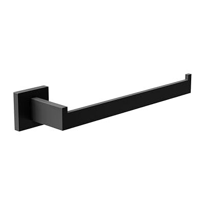 Amig Handdoekenrek voor de badkamer, model Isla-2 Wandgemonteerde handdoekhouder inclusief schroeven 270 x 75 x 55 mm Roestvrij staal Matzwart Amig Handdoekenrek voor de badkamer, model Isla-2 Wandgemonteerde handdoekhouder inclusief schroeven 270 x 75 x 55 mm Roestvrij staal Matzwart