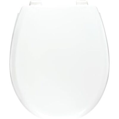 Wirquin , Blanc 20719017 Wc-bril Neon Thermoplastisch U-vorm met kunststof scharnieren Lock Wirquin , Blanc 20719017 Wc-bril Neon Thermoplastisch U-vorm met kunststof scharnieren Lock