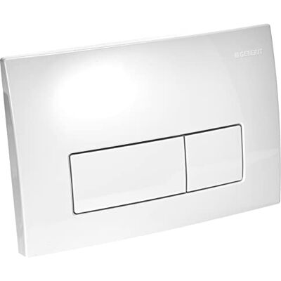 Geberit Bedieningsplaat, wit-alpine, Delta51 Geberit Bedieningsplaat, wit-alpine, Delta51