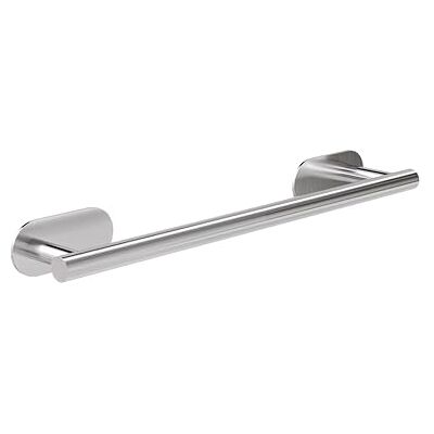 Amig Zelfklevende handdoekhouder voor de badkamer, model Ea-1 Wandgemonteerde handdoekhouder, schroefloos zelfklevend 400 x Ø19 x 70 x 45 mm Roestvrij staal Matzilver Amig Zelfklevende handdoekhouder voor de badkamer, model Ea-1 Wandgemonteerde handdoekhouder, schroefloos zelfklevend 400 x Ø19 x 70 x 45 mm Roestvrij staal Matzilver
