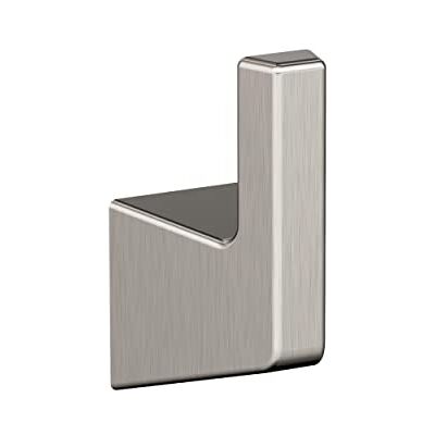 Amerock BH36000G10 Brushed Nickel Single Robe Hook 3-9/16 in. (90 mm) Length Towel Holder Blackrock Towel Hook for Bathroom Bathroom Hardware Bath Accessories Amerock BH36000G10 Brushed Nickel Single Robe Hook 3-9/16 in. (90 mm) Length Towel Holder Blackrock Towel Hook for Bathroom Bathroom Hardware Bath Accessories