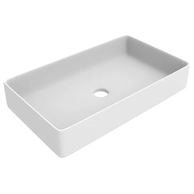 Ercos - Rechthoekige keramische wandwastafel - 606x356mm Ercos - Rechthoekige keramische wandwastafel - 606x356mm