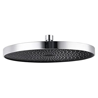 WENKO regendouchekop, spatarm, stil zacht water, ABS, Ø 26 cm, chroom/zwart WENKO regendouchekop, spatarm, stil zacht water, ABS, Ø 26 cm, chroom/zwart