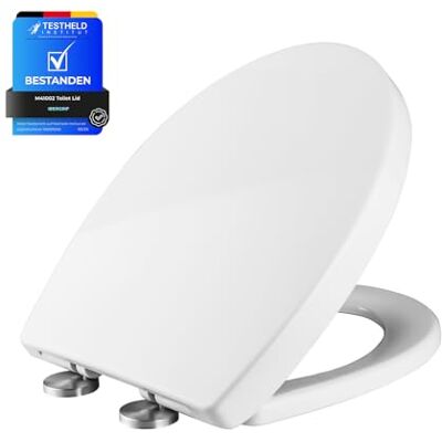 IBERGRIF M41002 Toiletzitting - Soft-close, Universeel, Antibacteriële Plastic IBERGRIF M41002 Toiletzitting - Soft-close, Universeel, Antibacteriële Plastic