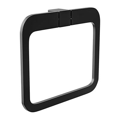 Amig Handdoekrek voor de badkamer, model Oma-4 Wandgemonteerde handdoekhouder inclusief schroeven 200 x 175 x 30 mm Zamak Matzwart Amig Handdoekrek voor de badkamer, model Oma-4 Wandgemonteerde handdoekhouder inclusief schroeven 200 x 175 x 30 mm Zamak Matzwart