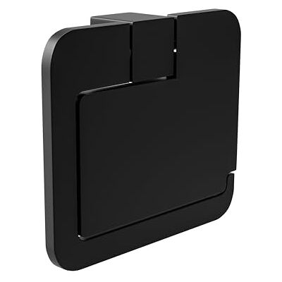 Amig Toiletrolhouder met deksel Mod. Oma-6 Toiletrolhouder inclusief schroeven 134 x 118 x 30 mm Zamak Matzwart Amig Toiletrolhouder met deksel Mod. Oma-6 Toiletrolhouder inclusief schroeven 134 x 118 x 30 mm Zamak Matzwart