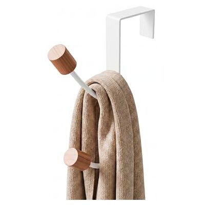 Amig Deurhanger 20 x 173 x 115 mm Witte hanger Gemaakt van staal en FSC-hout. Mod. CP47 Amig Deurhanger 20 x 173 x 115 mm Witte hanger Gemaakt van staal en FSC-hout. Mod. CP47