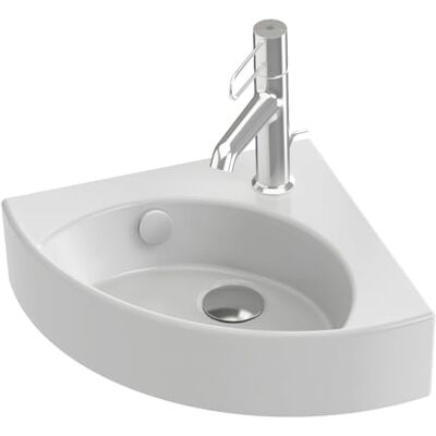 Jacob Delafon EGP112-00 Hoekwasbak - Ruimtebesparend, Makkelijk schoon te maken Jacob Delafon EGP112-00 Hoekwasbak - Ruimtebesparend, Makkelijk schoon te maken
