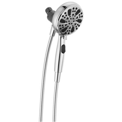 DELTA Faucet 6-Spray SureDock Magnetische Douchekop met Handheld Spray, Chrome Douchekop met Slang, Douchekoppen & Handdouche, Handheld Douchekop, MagnaTite Docking, Chroom 75609 DELTA Faucet 6-Spray SureDock Magnetische Douchekop met Handheld Spray, Chrome Douchekop met Slang, Douchekoppen & Handdouche, Handheld Douchekop, MagnaTite Docking, Chroom 75609