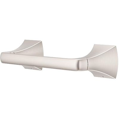 PFISTER Bruxie Toilet Paper Holder, Bathroom Tissue Roll Holder, Wall-Mounted, Screw-in, Spot Defense Brushed Nickel Finish, BPHBIE0GS PFISTER Bruxie Toilet Paper Holder, Bathroom Tissue Roll Holder, Wall-Mounted, Screw-in, Spot Defense Brushed Nickel Finish, BPHBIE0GS