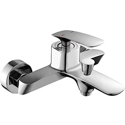 Rousseau Edouard Orkid mengkraan voor badkuip en douche, onzichtbare ventilator, keramische cartouche, 185 (lengte) x 175 mm (uitlading) mm, verchroomd Rousseau Edouard Orkid mengkraan voor badkuip en douche, onzichtbare ventilator, keramische cartouche, 185 (lengte) x 175 mm (uitlading) mm, verchroomd