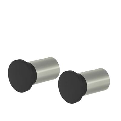 Lenz SOULUTION/haak x 2 rond nikkel Lenz SOULUTION/haak x 2 rond nikkel