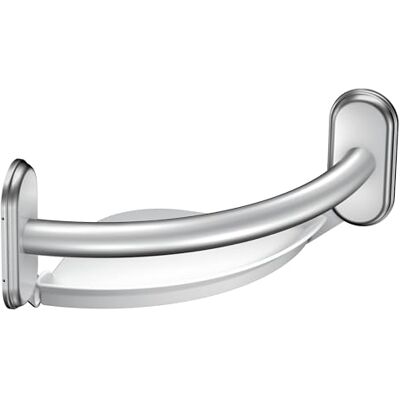 Moen LR2354DCH Grab Bar met geïntegreerde hoekplank, chroom Moen LR2354DCH Grab Bar met geïntegreerde hoekplank, chroom