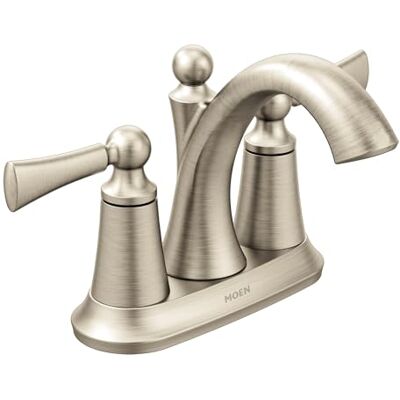 Moen 4505 Wynford badkamerkraan, verchroomd Traditioneel N/A Geborsteld nikkel Moen 4505 Wynford badkamerkraan, verchroomd Traditioneel N/A Geborsteld nikkel