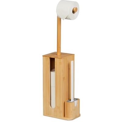 Relaxdays Bamboe Badkamer Accessoire Set - Vrijstaand, Geen Wandbevestiging Relaxdays Bamboe Badkamer Accessoire Set - Vrijstaand, Geen Wandbevestiging