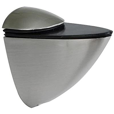 Amig Muurbeugel voor planken en rekken, maximale opening 25 mm, Zamak materiaal, geborsteld nikkel afwerking, Pelican beugel Amig Muurbeugel voor planken en rekken, maximale opening 25 mm, Zamak materiaal, geborsteld nikkel afwerking, Pelican beugel
