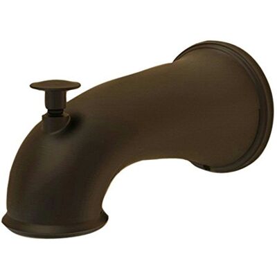 Danco 10317 decoratieve badkuipuitloop met pull-up omzetting, olie-geraspte brons, 6 inch tube spout met diverter Danco 10317 decoratieve badkuipuitloop met pull-up omzetting, olie-geraspte brons, 6 inch tube spout met diverter