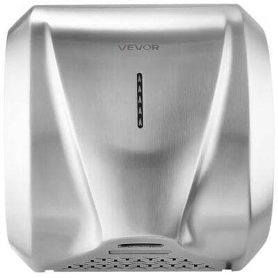 VEVOR Elektrische handdroger, 1800 W, automatisch, AC 220-240 V, hoge snelheid, HEPA-filter, sneldrogend, geborsteld roestvrij staal, wandmontage, voor badkamer, hotel, kantoor VEVOR Elektrische handdroger, 1800 W, automatisch, AC 220-240 V, hoge snelheid, HEPA-filter, sneldrogend, geborsteld roestvrij staal, wandmontage, voor badkamer, hotel, kantoor