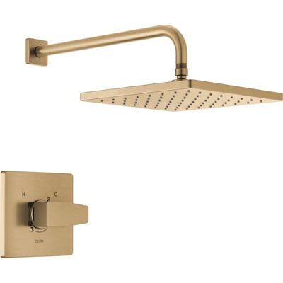 DELTA Faucet Moderne Raincan Vierkante Enkele Functie Douche Klep Trim Kit Goud, Douchekraan Set, Regendouchekop Goud, Douchekit, Champagne Brons T14268-CZ-PP (ventiel niet inbegrepen) DELTA Faucet Moderne Raincan Vierkante Enkele Functie Douche Klep Trim Kit Goud, Douchekraan Set, Regendouchekop Goud, Douchekit, Champagne Brons T14268-CZ-PP (ventiel niet inbegrepen)