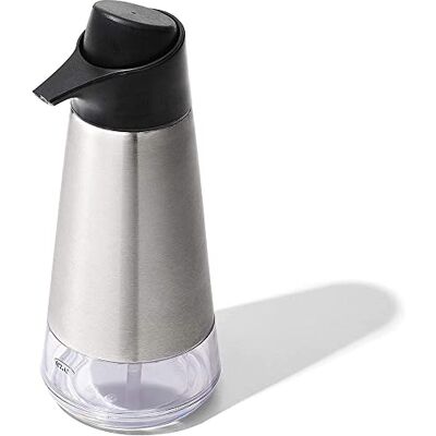 OXO Good Grips Roestvrijstalen Easy Press Zeepdispenser - Keukenaccessoires OXO Good Grips Roestvrijstalen Easy Press Zeepdispenser - Keukenaccessoires